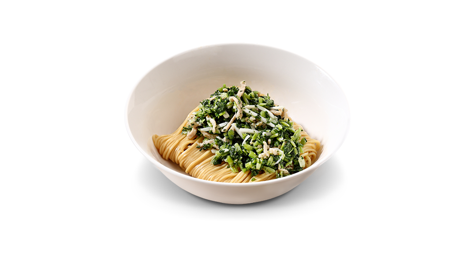 Noodles with Chinese Mustard Greens and Shredded Pork