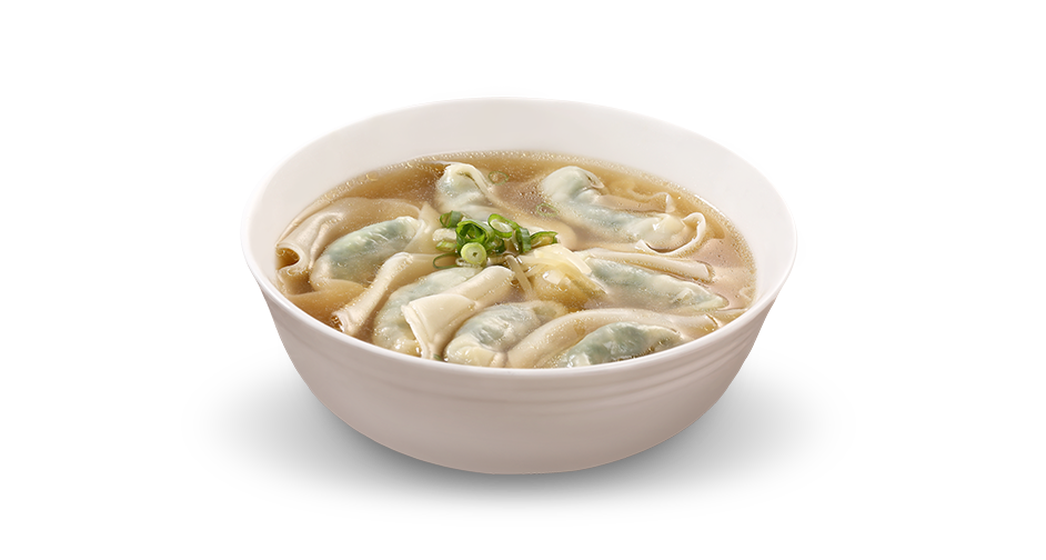 Vegetable and Ground Pork Wonton Soup