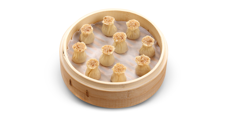 Steamed Sticky Rice and Ground Pork Shao Mai