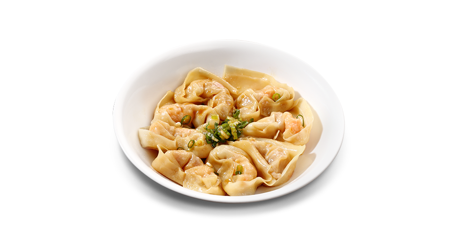 Shrimp and Pork Wontons with House Soy Sauce