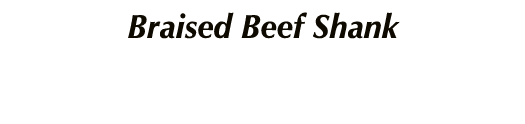 Braised Beef Shank