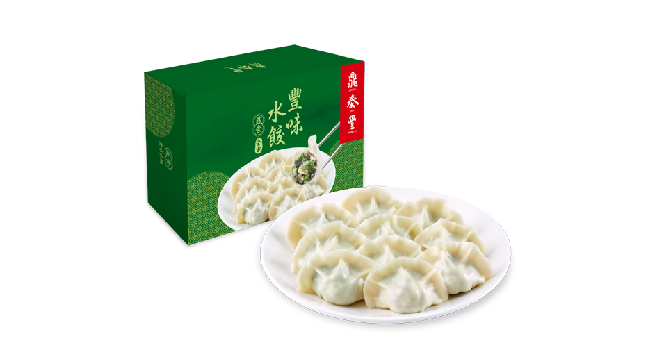Boiled Mixed Greens and Mushroom Dumplings <br>Gift Set<br>(Frozen)